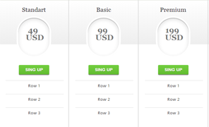grayw responsive price tables