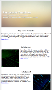 CSS3 responsive landing page